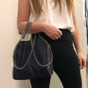Stella McCartney Mini Falabella Fold-over Tote Bag